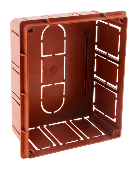 Boîte de dérivation à encastrer 160 x 130 x 70mm - Rouge - Zenitech