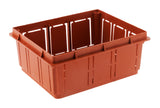 Boîte de dérivation à encastrer 160 x 130 x 70mm - Rouge - Zenitech