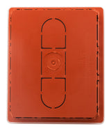 Boîte de dérivation à encastrer 160 x 130 x 70mm - Rouge - Zenitech