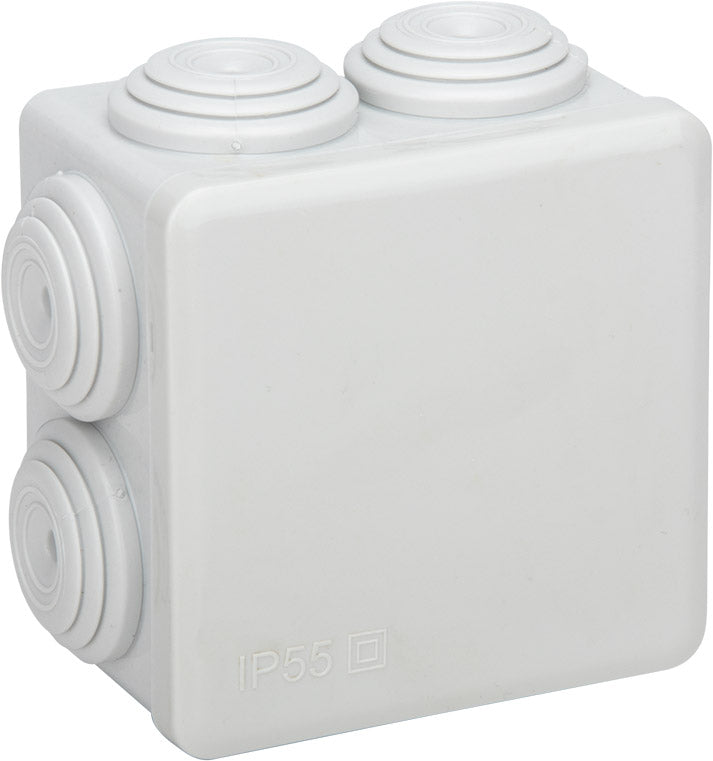 Boîte de dérivation IP55 60x60x40mm - Blanc - Zenitech