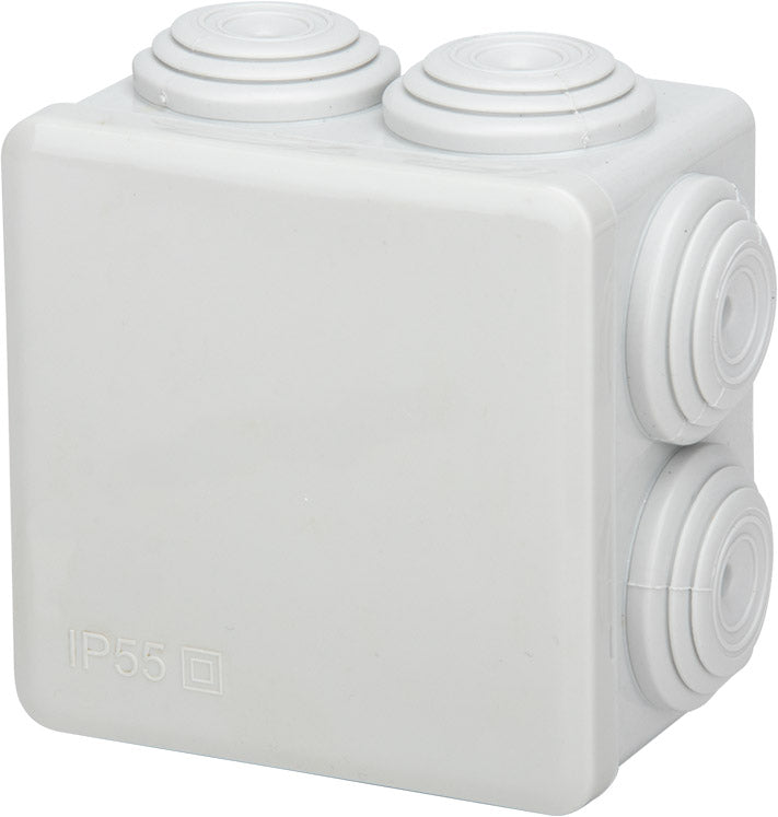 Boîte de dérivation IP55 60x60x40mm - Blanc - Zenitech