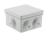 Boîte dérivation étanche 80x80x46mm - Gris - IP55 - Zenitech