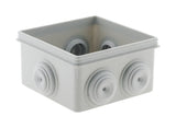 Boîte dérivation étanche 80x80x46mm - Gris - IP55 - Zenitech