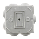 Boîte dérivation étanche 80x80x46mm - Gris - IP55 - Zenitech