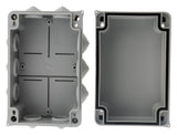 Boîte dérivation IP54 à visser 1/4 de tour 175 x 110 x 83mm - Gris - Zenitech