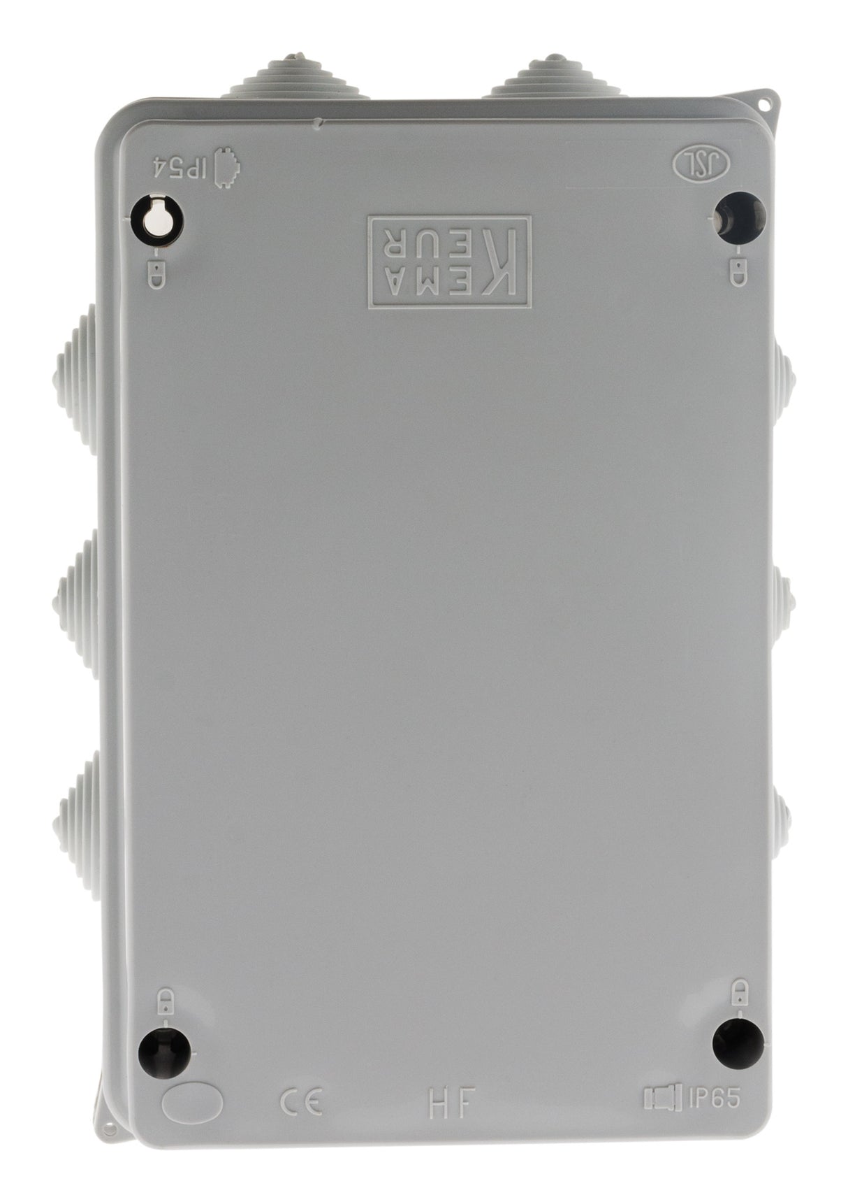Boîte dérivation IP54 à visser 1/4 de tour 175 x 110 x 83mm - Gris - Zenitech