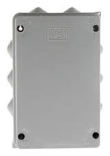 Boîte dérivation IP54 à visser 1/4 de tour 175 x 110 x 83mm - Gris - Zenitech