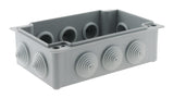 Boîte dérivation IP54 à visser 1/4 de tour 175 x 110 x 83mm - Gris - Zenitech
