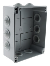 Boîte dérivation IP54 à visser 1/4 de tour 220 x 170 x 105mm - Gris - Zenitech