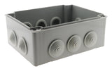 Boîte dérivation IP54 à visser 1/4 de tour 220 x 170 x 105mm - Gris - Zenitech