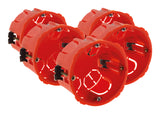Lot de boîtes placo Ø65x40mm appareillage vis et griffes - Zenitech