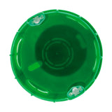 Lot 10 boîtes maçonnerie Ø60x40mm - appareillage vis et griffes - Vert - Zenitech