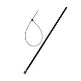 Lot de 50 colliers réutilisables 7,6x 200mm - Noir - Zenitech