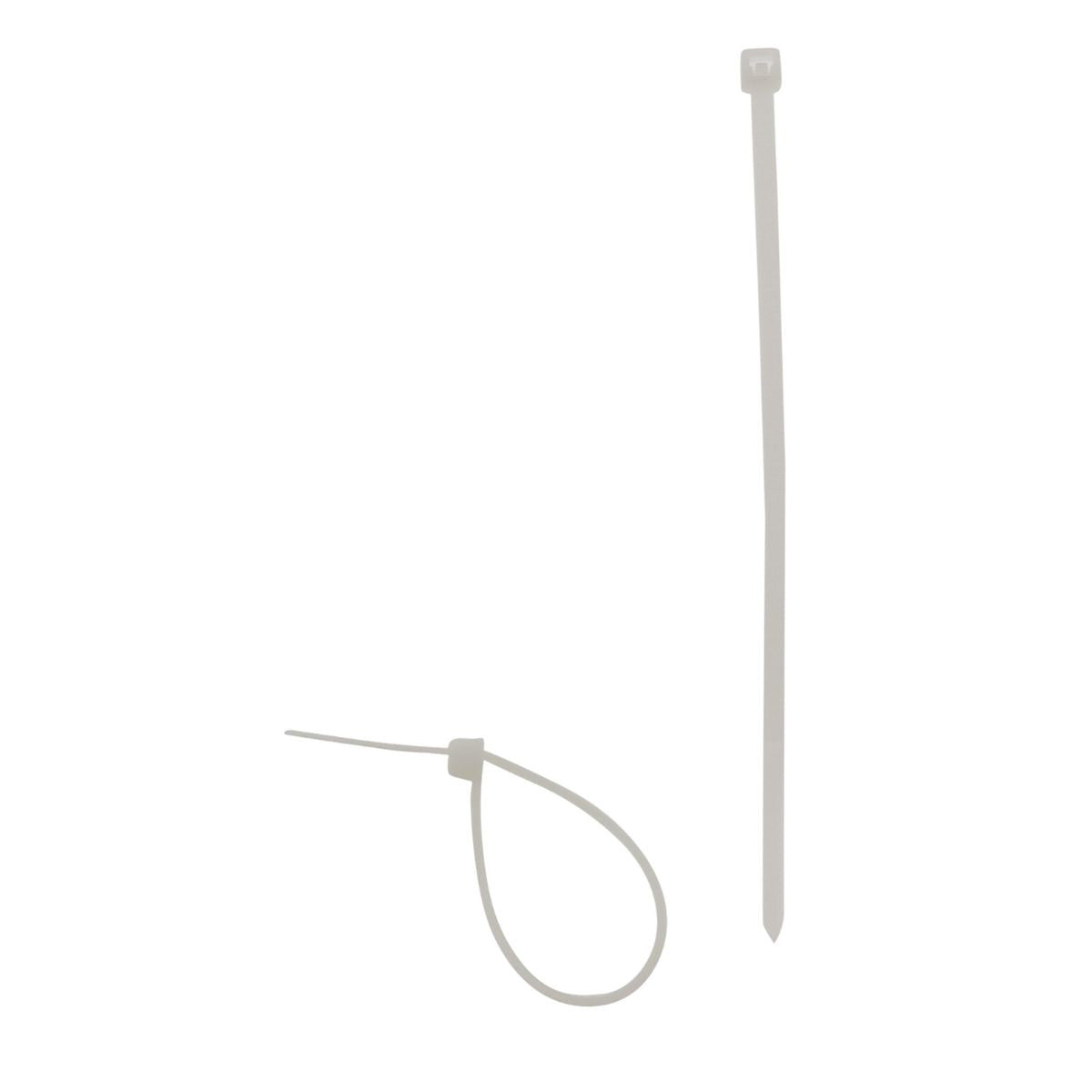 Lot de colliers de câblage transparents - 2,5x 98mm  - Zenitech