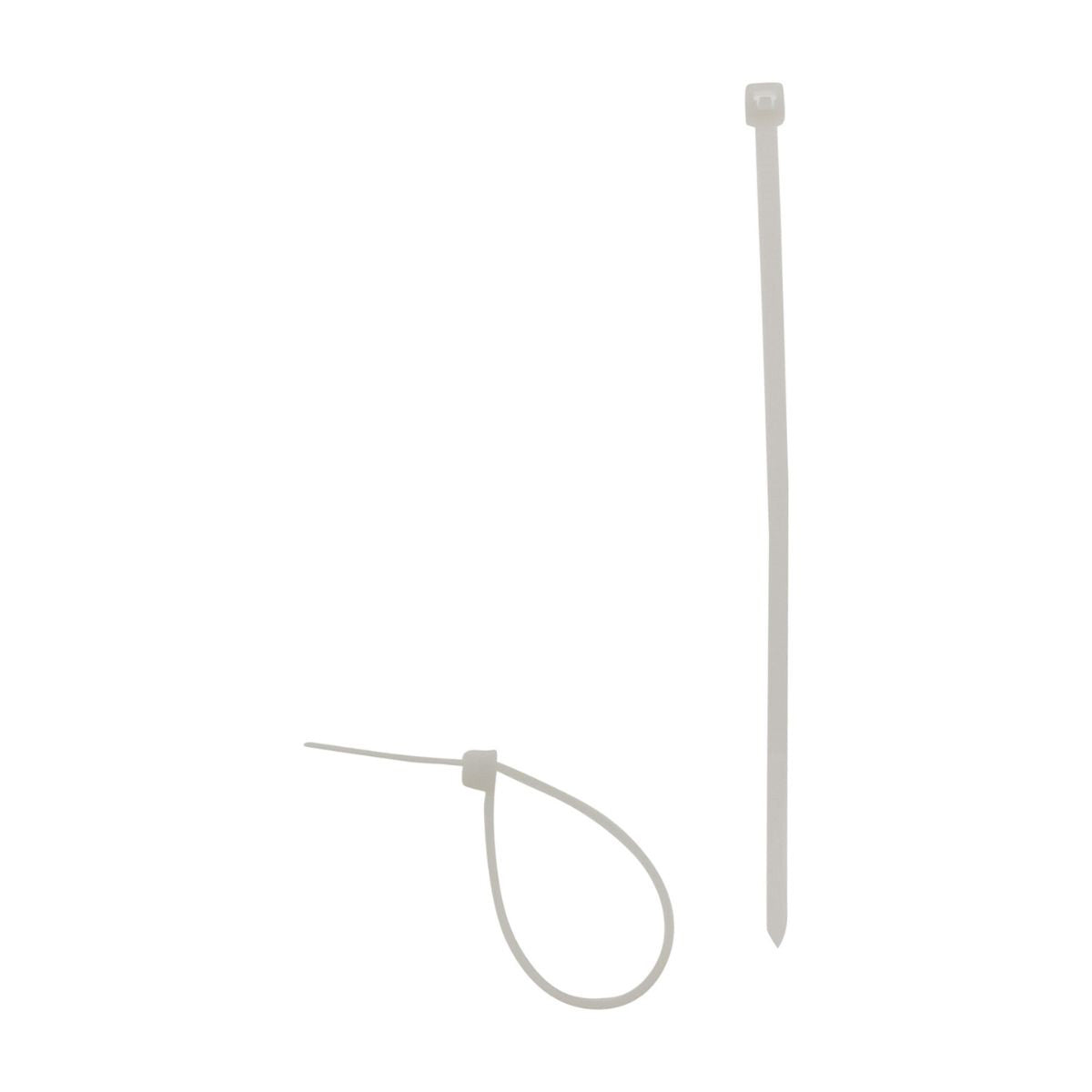 Lot de 20 colliers de câblage 2,5x 150mm Transparents - Zenitech