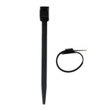Lot de colliers de câblage 6x114mm noir - Zenitech