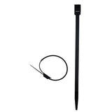 Lot de colliers de câblage 6x 175mm - noir - Zenitech