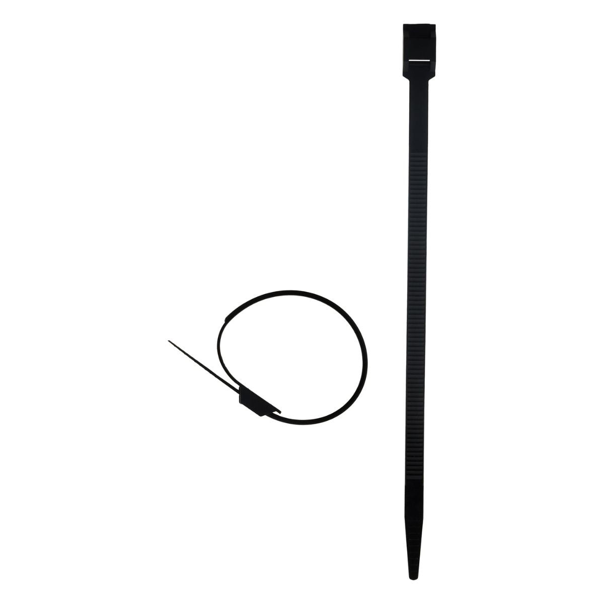 Lot de colliers de câblage 6x 175mm - noir - Zenitech
