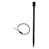 Lot de colliers de câblage 6x 175mm - noir - Zenitech
