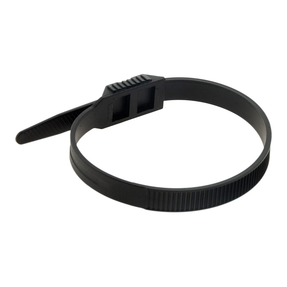 Lot de 25 colliers de câblage 6x175mm - Transparent - Zenitech