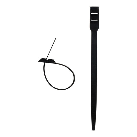 Lot de colliers de câblage 6x 175mm - noir - Zenitech