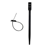 Lot de colliers de câblage 9x 180mm noir - Zenitech