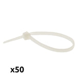Lot 50 colliers de câblage - Noirs et Blancs - Zenitech