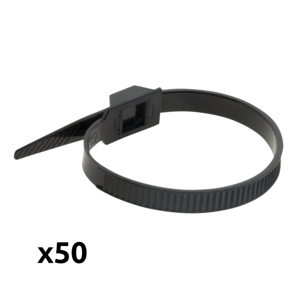 Lot 50 colliers de câblage - Noirs et Blancs - Zenitech