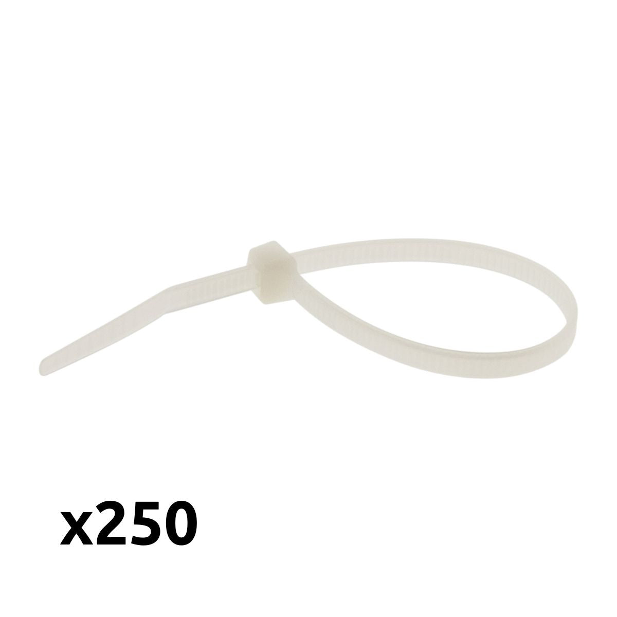 Lot de 250 colliers de câblage mixtes - Zenitech