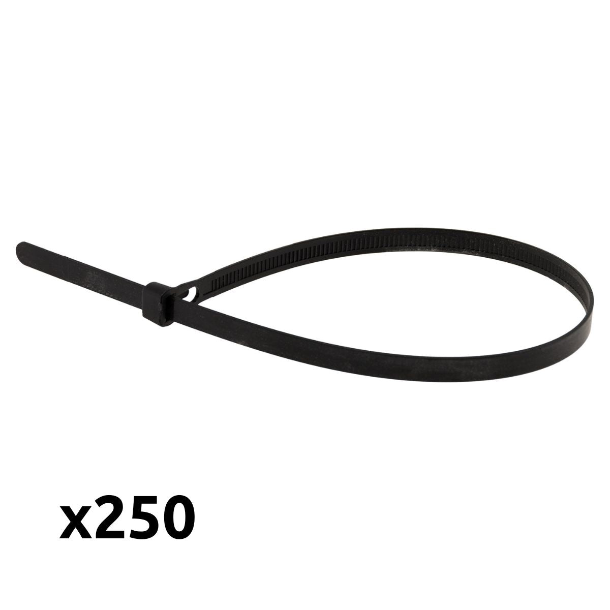 Lot de 250 colliers de câblage mixtes - Zenitech