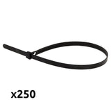 Lot de 250 colliers de câblage mixtes - Zenitech