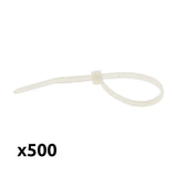 Lot de 500 colliers de câblage - Zenitech