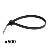Lot de 500 colliers de câblage - Zenitech