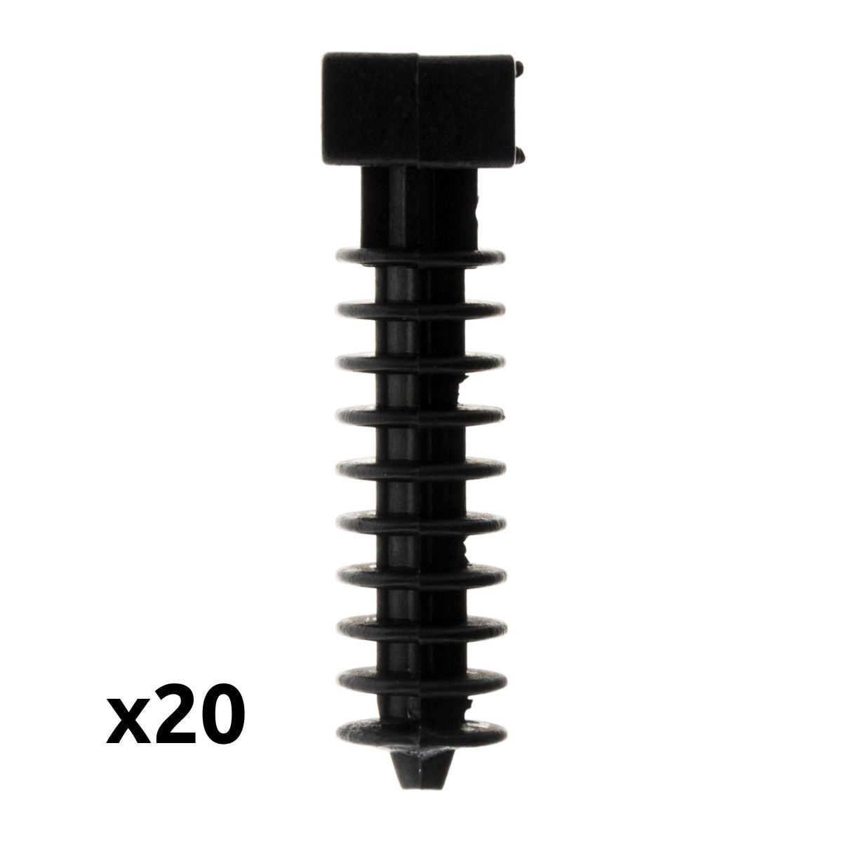 Lot embases noires pour chevilles - Zenitech