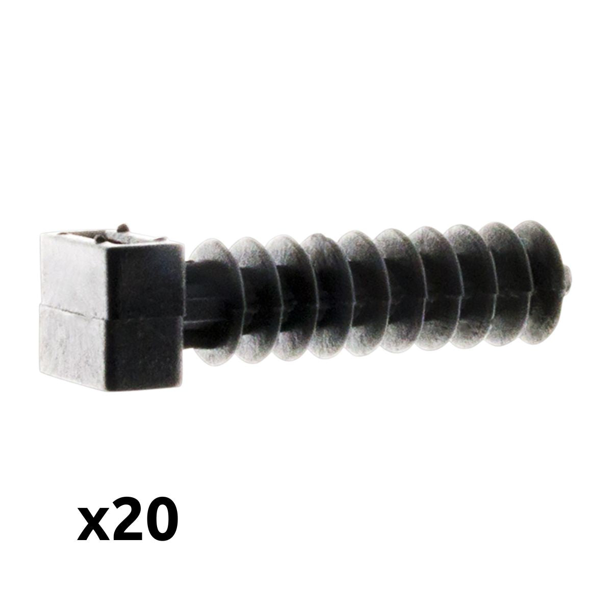 Lot embases noires pour chevilles - Zenitech