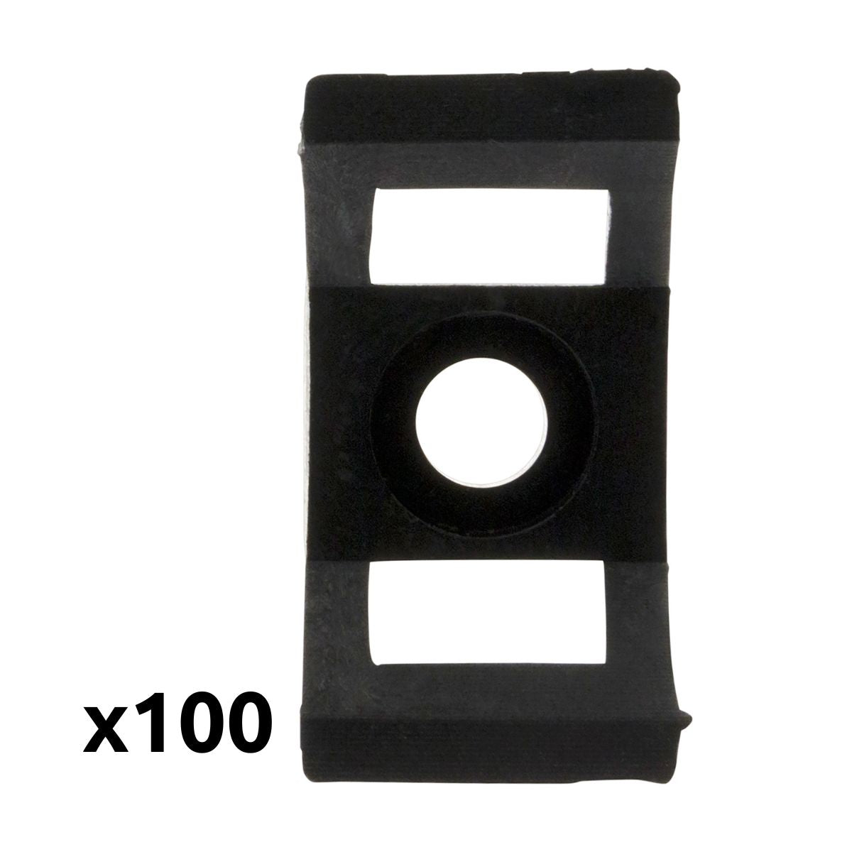 Lot embases à visser - noir - Zenitech