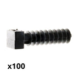 Lot embases noires pour chevilles - Zenitech