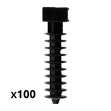 Lot embases noires pour chevilles - Zenitech