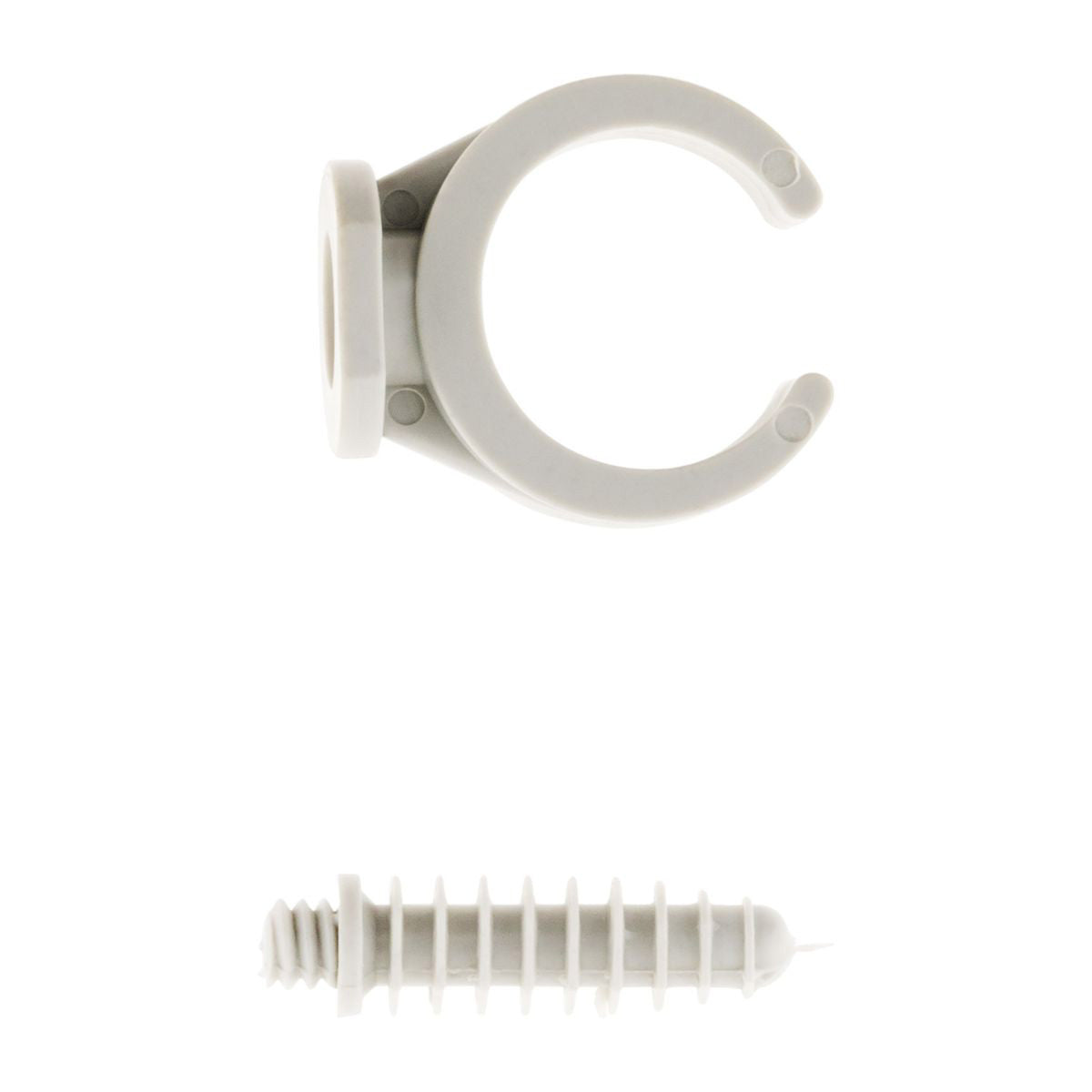 Lot de 50 clips avec chevilles gris - Zenitech