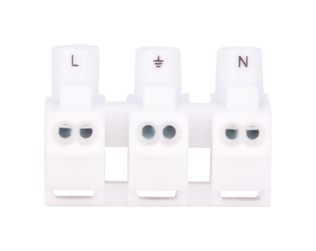 Connectique de luminaire / domino 3 pôles - Zenitech