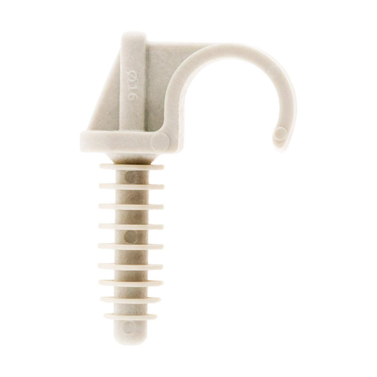 Lot de 10 fixe tubes gris - Zenitech