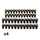 Lot 4 barrettes 1x4mm² + 1x6mm² + 2x10mm² Noir - Zenitech