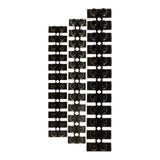 Lot 5 barrettes 3x6mm² + 2x10mm² - Noir - Zenitech