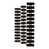Lot 5 barrettes 3x6mm² + 2x10mm² - Noir - Zenitech