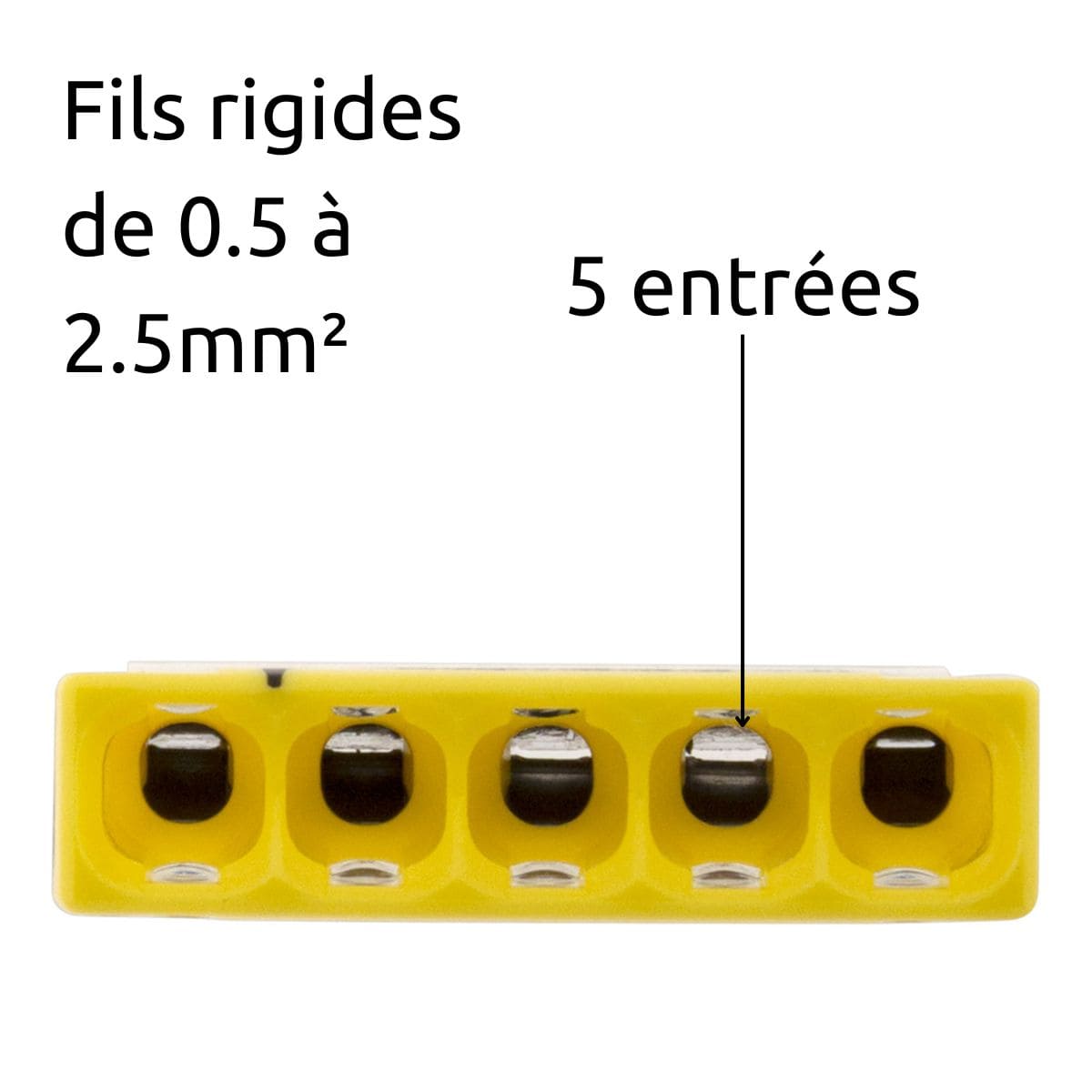 Lot de 10/15 bornes S2273 - 2/3/5/8 conducteurs 2.5mm² - Wago