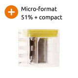 Lot de 10 bornes S2273 - Connexion rapide - 4 conducteurs - fils rigides 2,5mm² - Jaune - Wago