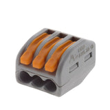 Bornes automatiques à cliquet S222 - fils rigides et souples 4mm² - Wago