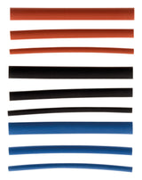 Lot de 30 gaines thermorétractables pour fils et cosses - Ø1,6/5mm - Zenitech