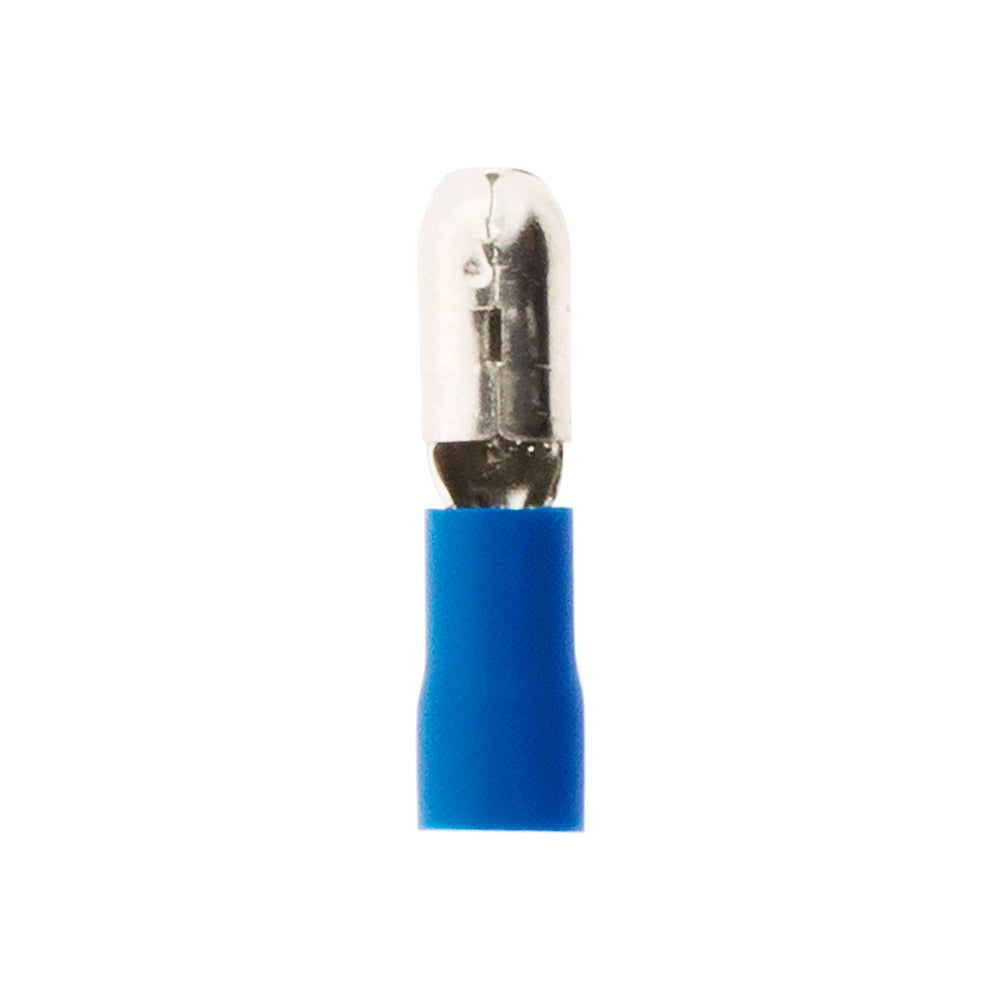 10 cosses fiches mâles Ø5mm - Bleu - Zenitech
