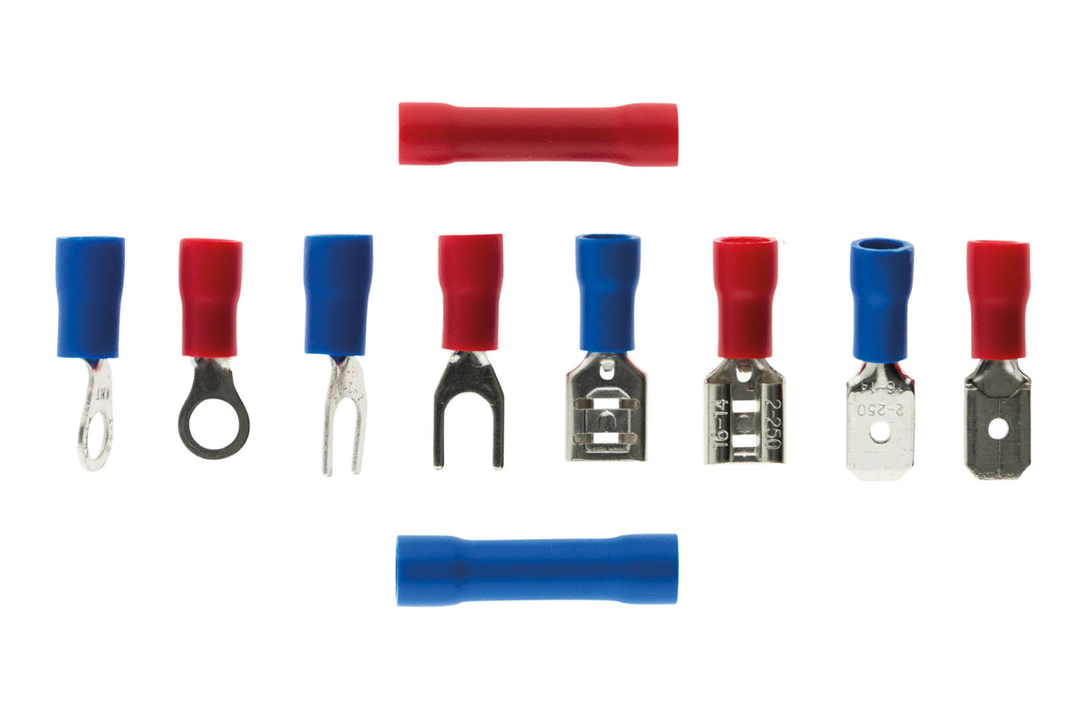 Lot de 50 cosses assorties + pince à sertir - Zenitech
